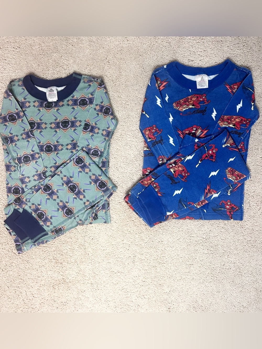 Bundle of Hanna Andersson Long John Pajamas, Size 4